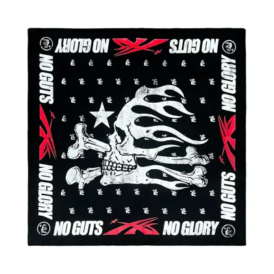 Pre-owned Hellstar Greatest Hits No Guts No Glory Bandana 'black' | Men's Size Onesize