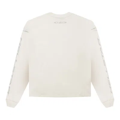 Pre-owned Hellstar H Cursive Logo Longsleeve 'white' | Men's Size S