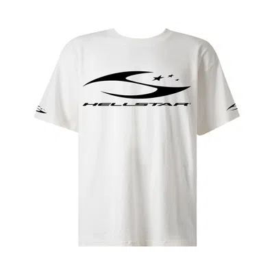 Pre-owned Hellstar H Cursive Logo T-shirt 'white' | Men's Size M