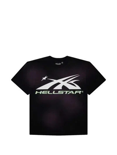 Hellstar Halloween Glow Logo-print Glow-in-the-dark T-shirt In Black