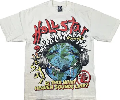 Pre-owned Hellstar Heaven On Earth T-shirt In Cream