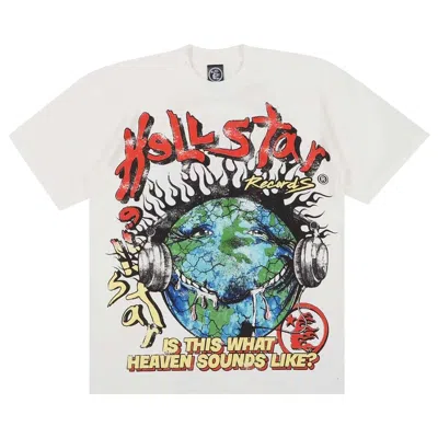 Pre-owned Hellstar Heaven On Earth T-shirt 'white' | Men's Size L