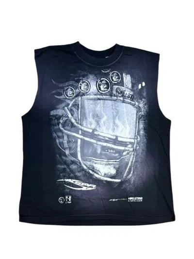 Hellstar Helmet-print Tank Top In Blue