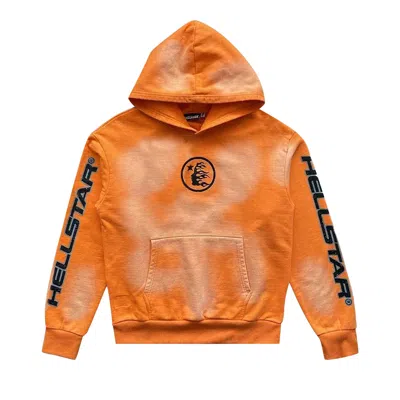 Pre-owned Hellstar Hoodie 'fire Orange'