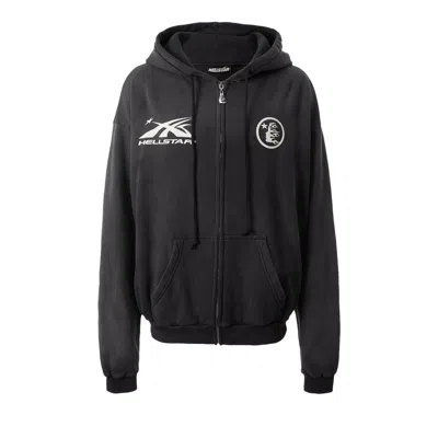 Pre-owned Hellstar Hs Logo Zip-up 'black' | Men's Size L
