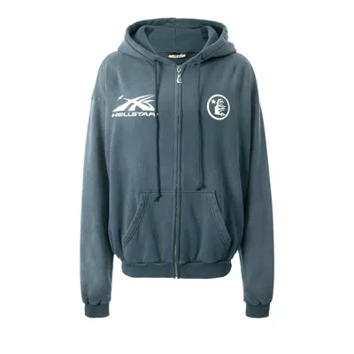 Pre-owned Hellstar Hs Logo Zip-up 'emerald' | Green | Men's Size M