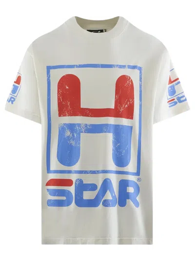 Hellstar Hstar Graphic-print T-shirt In White