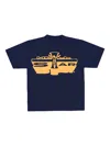 Hellstar Jesus Emblem T-shirt In Blue