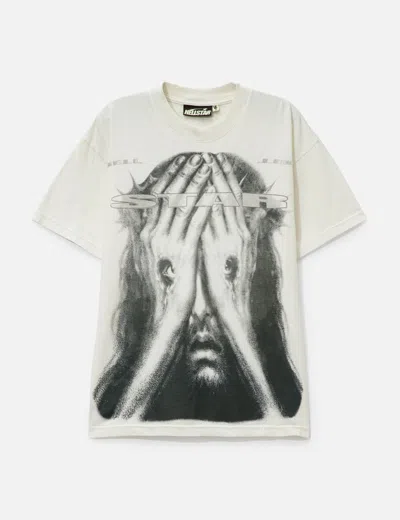 Hellstar Jesus Eyes T-shirt In White