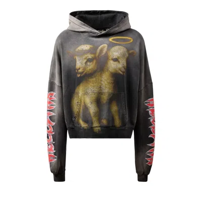 Pre-owned Hellstar Lamb Hoodie 'black' | Men's Size M
