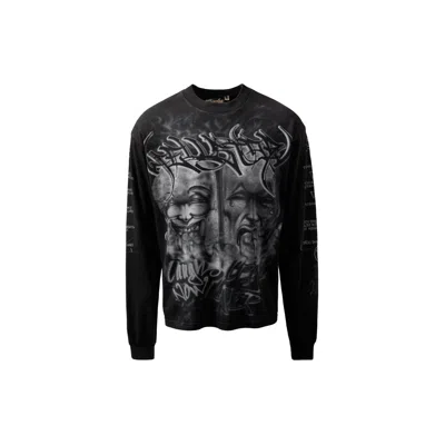 Hellstar Laugh Now Cry Later Longsleeve In Black