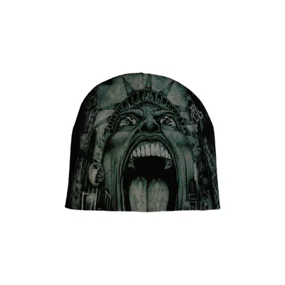 Pre-owned Hellstar Liberty Records Beanie 'black' | Men's Size Onesize