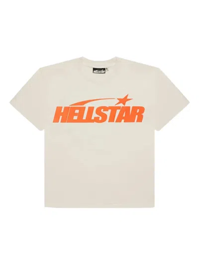 Hellstar Logo T-shirt In White