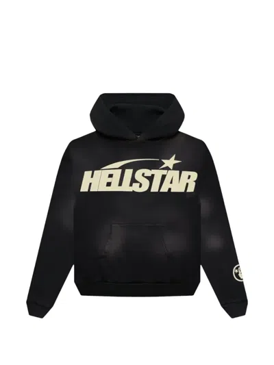 Hellstar Logo-print Hoodie In Black