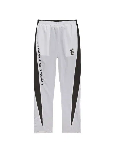 Hellstar Logo-print Panelled Track Pants In White