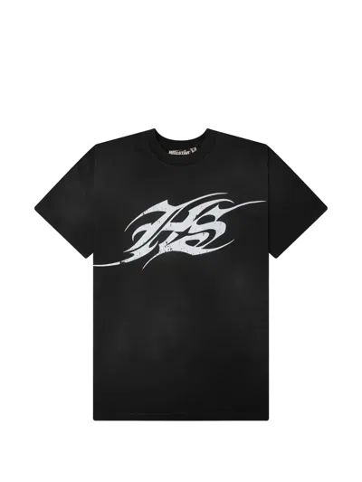 Hellstar Logo-print Short-sleeve T-shirt In Black