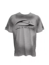 Hellstar Logo-print T-shirt In Gray