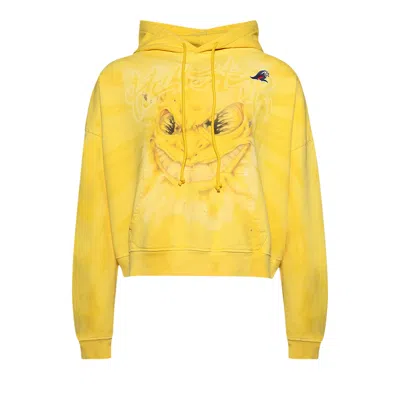 Pre-owned Hellstar Mad Sun Hoodie 'orange' | Men's Size S