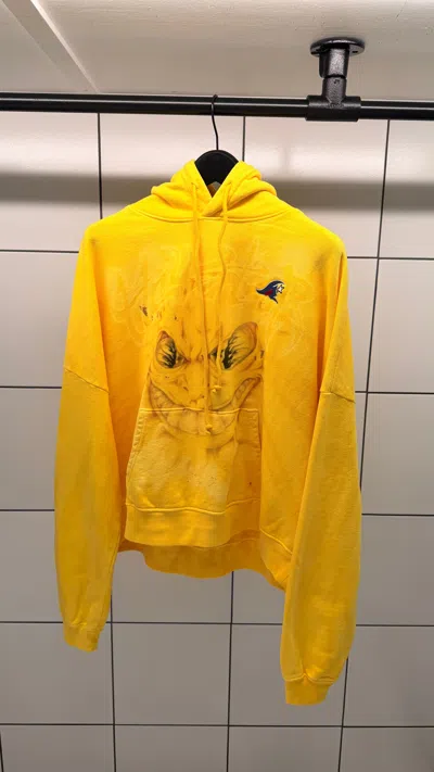 Hellstar Mad Sun Hoodie In Yellow