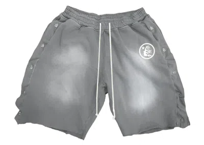 Pre-owned Hellstar Men's  Breakaway Snap Shorts In Grey