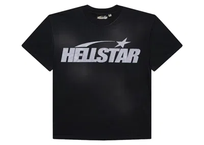 Pre-owned Hellstar Men's  Classic Glitter Logo T-shirt In Black
