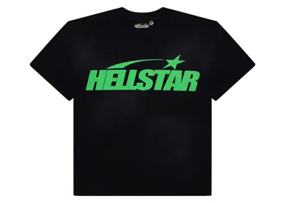 Pre-owned Hellstar Men's  Classic T-shirt (regular Print) In Black/green In Multi