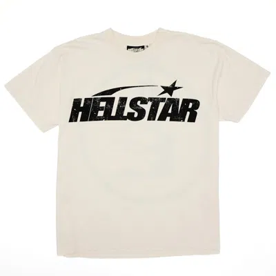 Pre-owned Hellstar Men's  Classic T-shirt (regular Print) In White/black In Multi