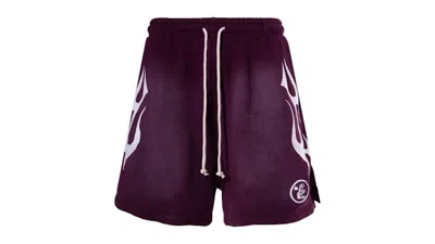 Pre-owned Hellstar Men's  Flame Shorts In Brown