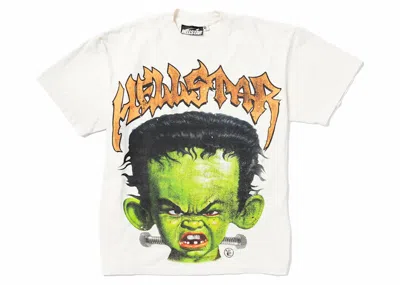 Pre-owned Hellstar Men's  Frankenkid T-shirt In White