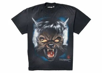 Pre-owned Hellstar Men's  Full Moon T-shirt In Black