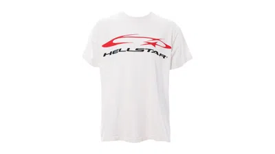 Pre-owned Hellstar Men's  Horizontal T-shirt In White