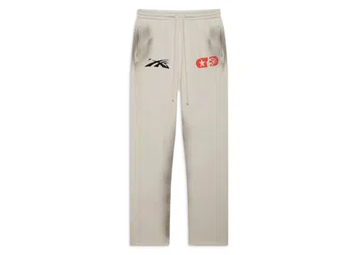 Pre-owned Hellstar Men's  If You Dont Like Us Beat Us Sweatpants In White