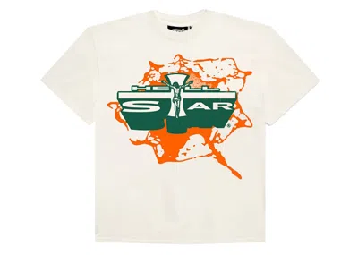 Pre-owned Hellstar Men's  Jesus T-shirt In White