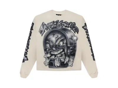 Pre-owned Hellstar Men's  Mark Longsleeve In White