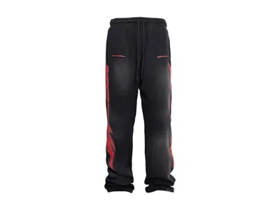 Pre-owned Hellstar Men's  Motion Blur Sweatpants In Black