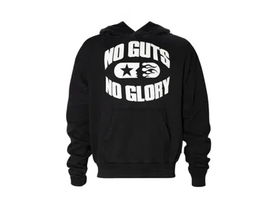 Pre-owned Hellstar Men's  No Guts No Glory Hoodie In Black/white In Multi