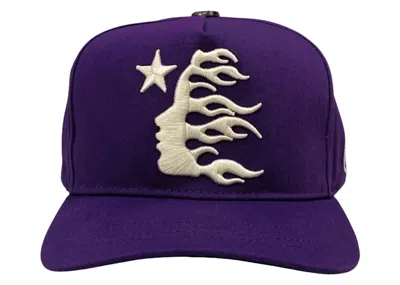 Pre-owned Hellstar Men's  Og Logo Snapback Hat In Purple