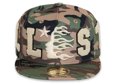 Pre-owned Hellstar Men's  Og Patch Fitted Hat In Camo
