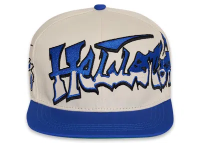 Pre-owned Hellstar Men's  Records Hat Snapback In Blue/white