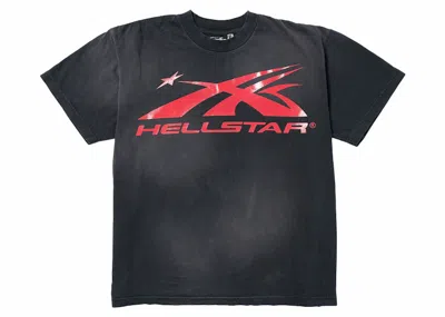 Pre-owned Hellstar Men's  Sport Logo Gel T-shirt In Black