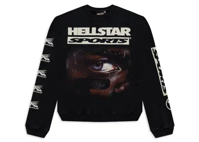 Pre-owned Hellstar Men's  Sports 96' Crewneck Sweatshirt In Black
