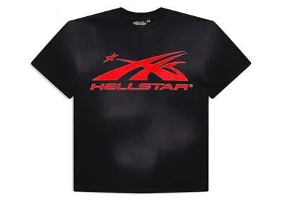 Pre-owned Hellstar Men's  Sports Core Gel Logo T-shirt In Red