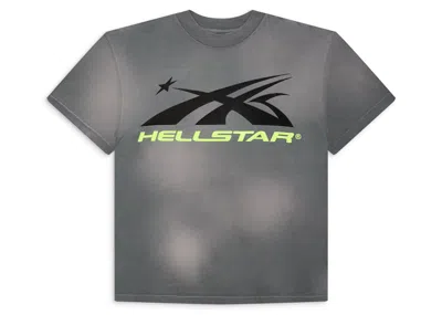 Pre-owned Hellstar Men's  Sports Core Logo Gel T-shirt In Grey
