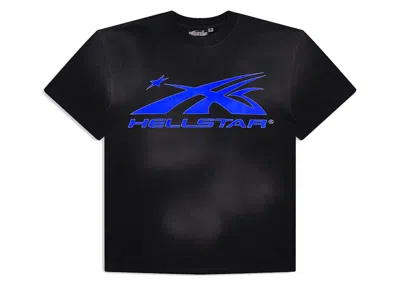 Pre-owned Hellstar Men's  Sports Core Logo Gel T-shirt In Royal Blue