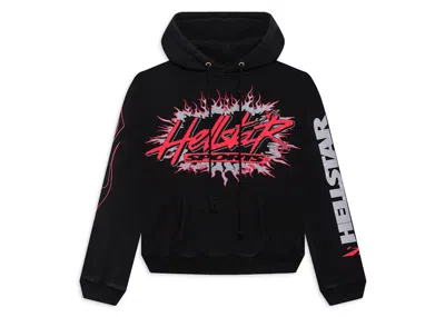 Pre-owned Hellstar Men's  Sports Future Flame Hoodie In Black