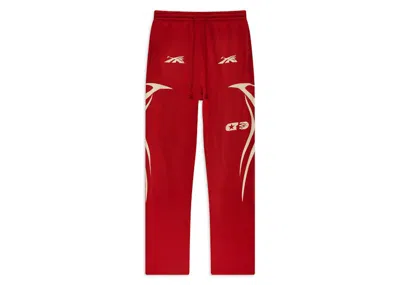 Pre-owned Hellstar Men's  Sports Sweatpants In Red