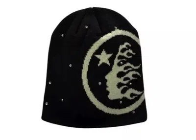 Pre-owned Hellstar Men's  Starry Night Beanie In Black
