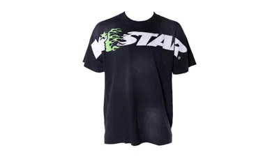 Pre-owned Hellstar Men's  Studios Cartoon Logo T-shirt In Green