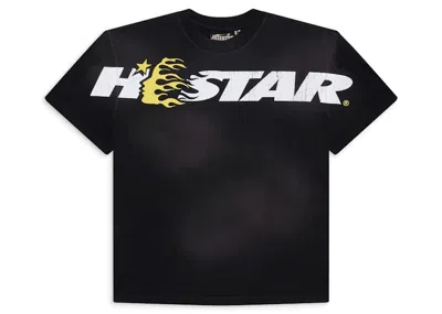 Pre-owned Hellstar Men's  Studios Cartoon Logo T-shirt In Yellow