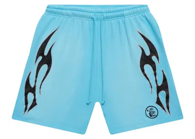 Pre-owned Hellstar Men's  Studios Shorts In Blue